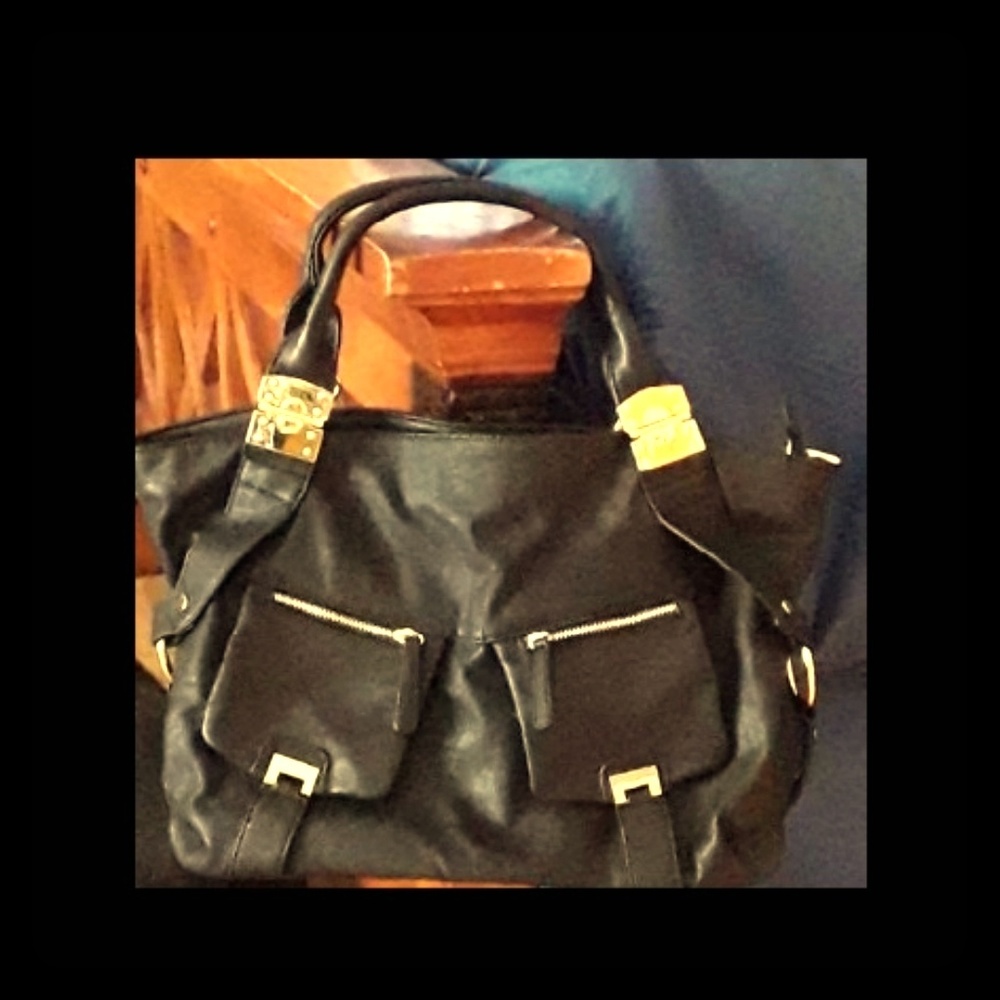 JUST FAB black handbag